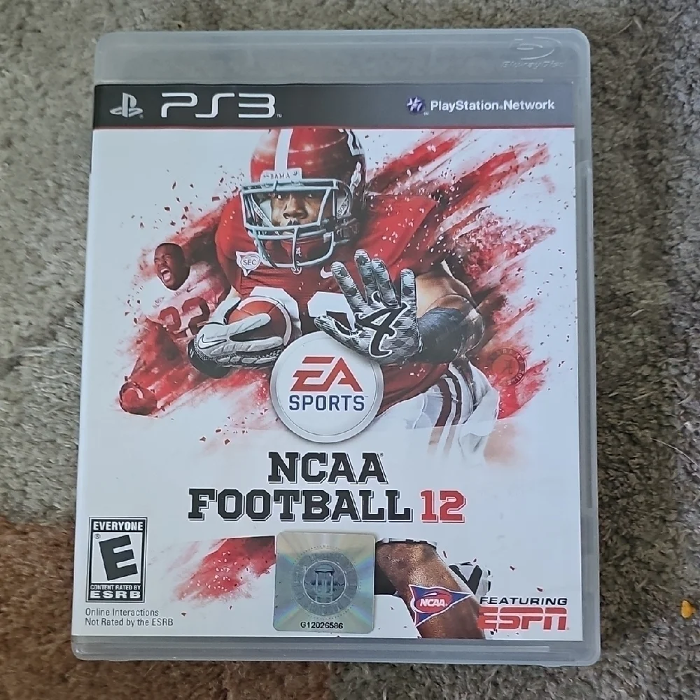 NCAA Football 12 for PS3 - Red Cover